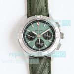 Swiss Copy Breitling Avenger Olive Green 7750 Chronograph Watch 44mm 